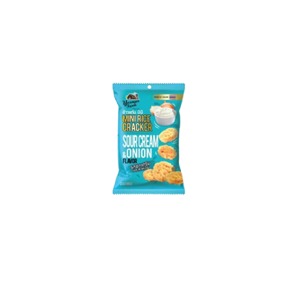 YOUNGER FARM Mini Rice Cracker Cream & Onion Flavour 60g (Case 12)