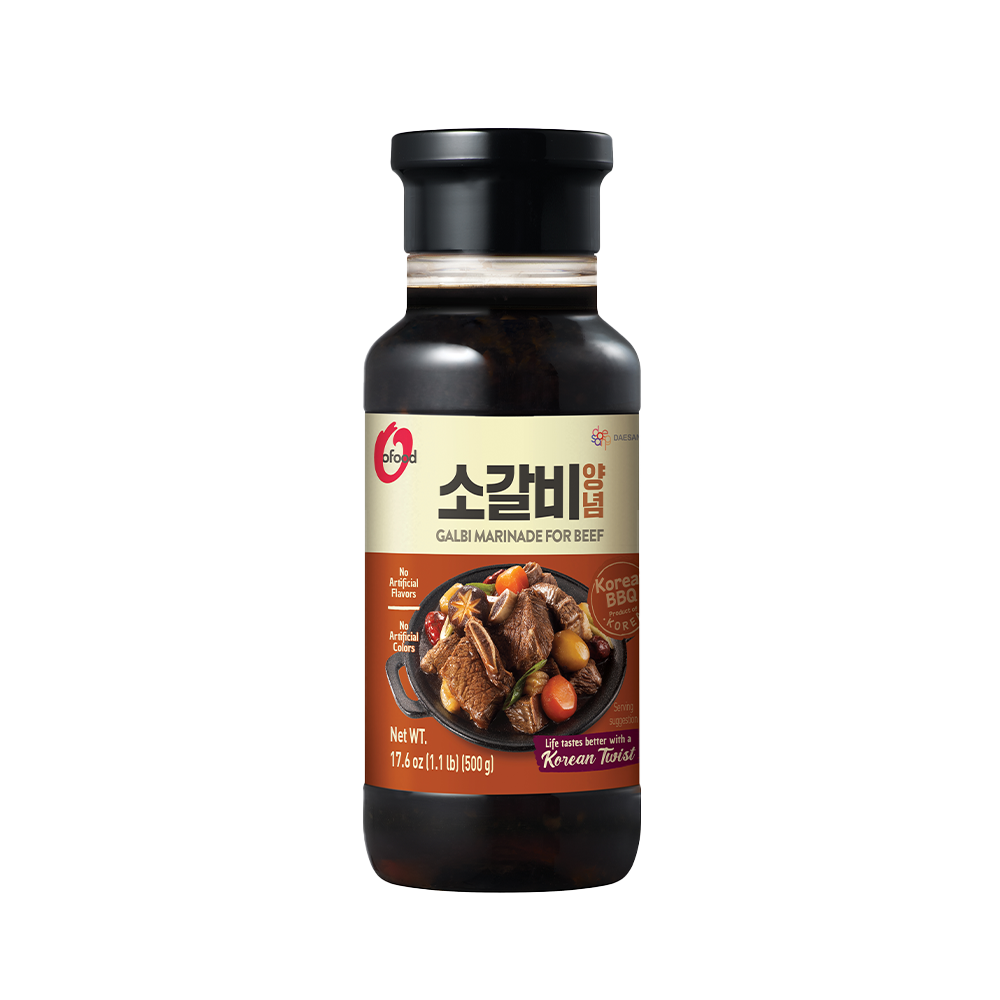 DS O'FOOD Korean BBQ Beef Rib Sauce 500g (Case 15)
