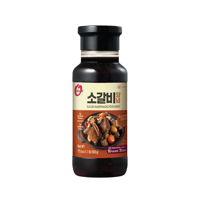 DS O'FOOD Korean BBQ Beef Rib Sauce 500g (Case 15)