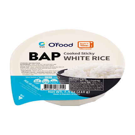 DS O'FOOD Bap White Rice 210g (Case 12)