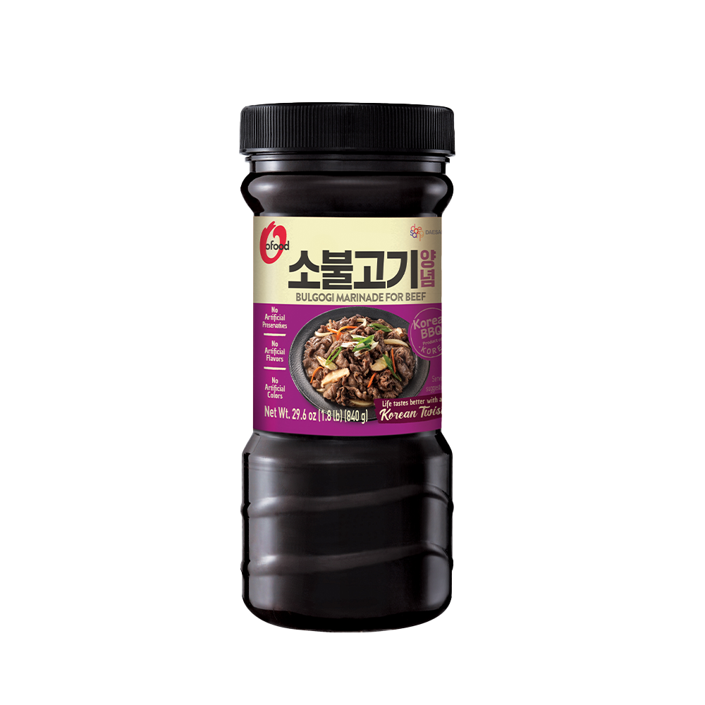 DS O'FOOD Korean BBQ Beef Bulgogi Marinade 840g (Case 12)