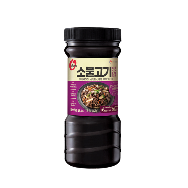 DS O'FOOD Korean BBQ Beef Bulgogi Marinade 840g (Case 12)