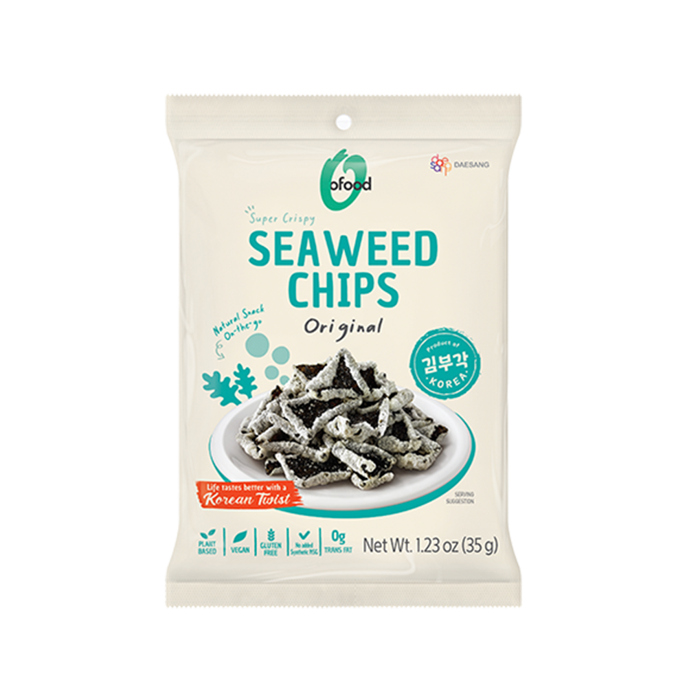 DS O'FOOD Seaweed Chip Original 35g (Case 20)