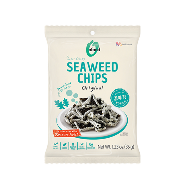 DS O'FOOD Seaweed Chip Original 35g (Case 20)