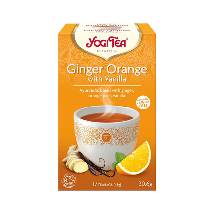 YOGI TEA Ginger Orange & Vanilla 17 bags (Case 6)