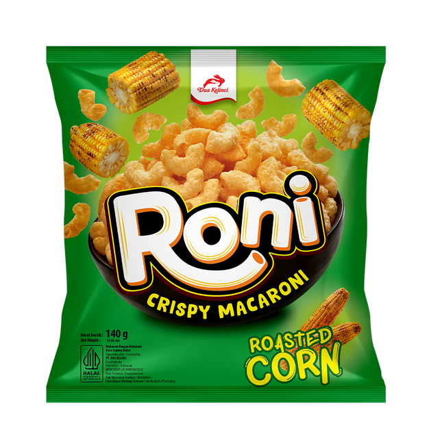 RONI Macaroni Crispy - Roasted Corn 140g (Case 16)