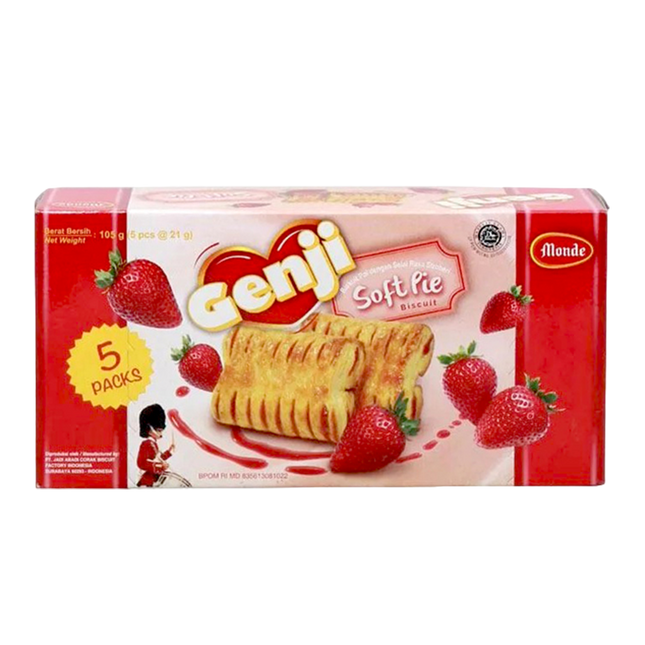 MONDE Genji Strawberry Soft Pie 105g (Case 20)