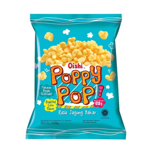 OISHI Poppy Pop 60g (Case 24)