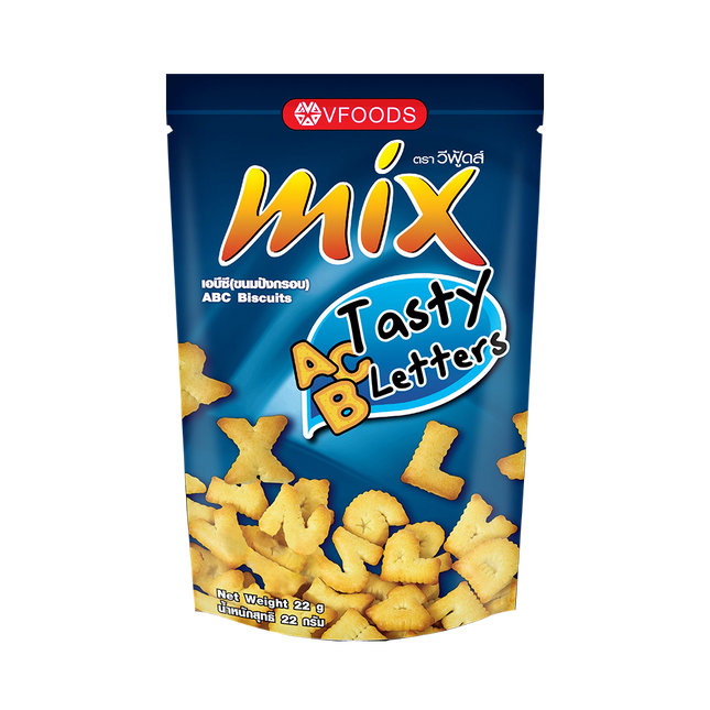 MIX ABC Biscuits - Tasty Letter 22g (Case 144)