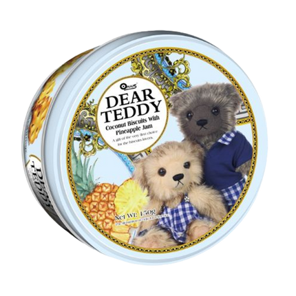 DEAR TEDDY Coconut Biscuits with Pineapple Jam 150g (Case 18)