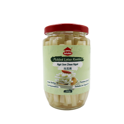 TOFUHAT Pickled Lotus Rootlet 390g (Case 12)