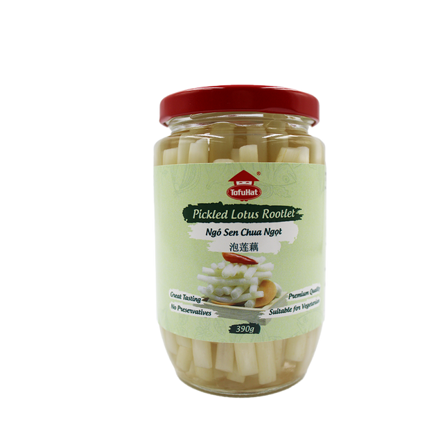 TOFUHAT Pickled Lotus Rootlet 390g (Case 12)
