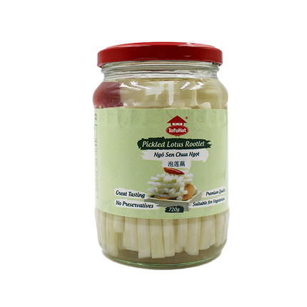 TOFUHAT Pickled Lotus Rootlet 720g (Case 12)