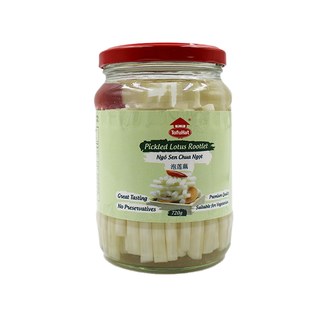 TOFUHAT Pickled Lotus Rootlet 720g (Case 12)