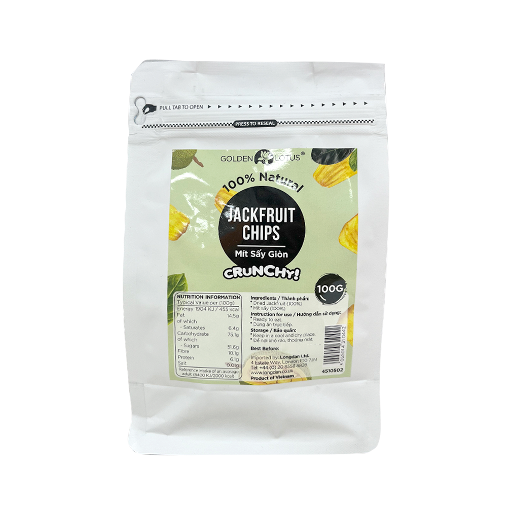 Golden Lotus Jackfruit Chip 100g (Case 30)