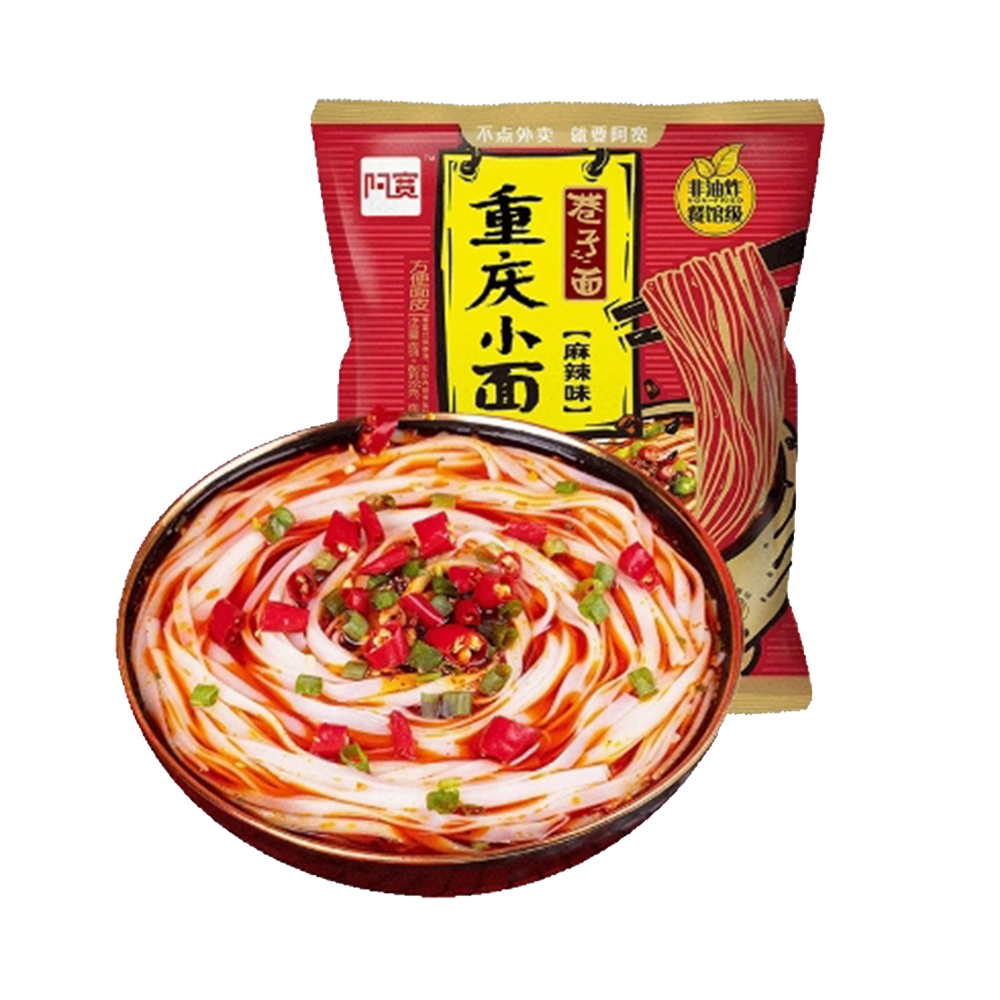BAI JIA A-KUAN Chongqing Bag Noodles - Spicy Flavour 100g (Case 20)