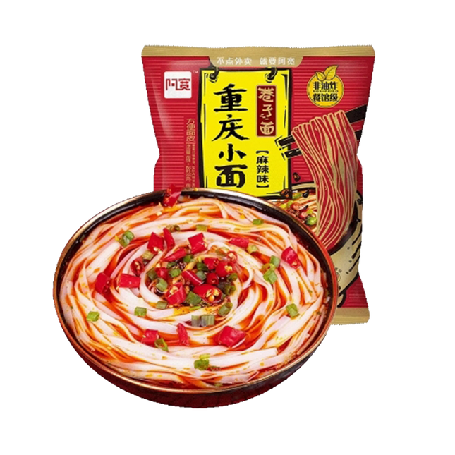 BAI JIA A-KUAN Chongqing Bag Noodles - Spicy Flavour 100g (Case 20)