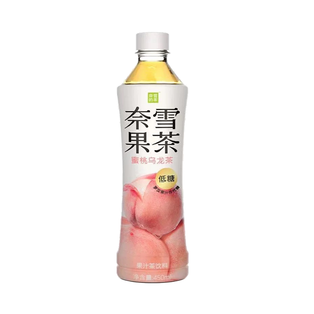 NAIXUE Fruit Drink Oolong Tea - Peach 450ml (Case 15)