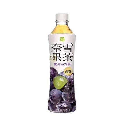 NAIXUE Fruit Drink Oolong Tea - Grape 450ml (Case 15)