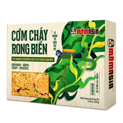 MAMASIA Scorched Rice With Seaweed 130g (Case 20)
