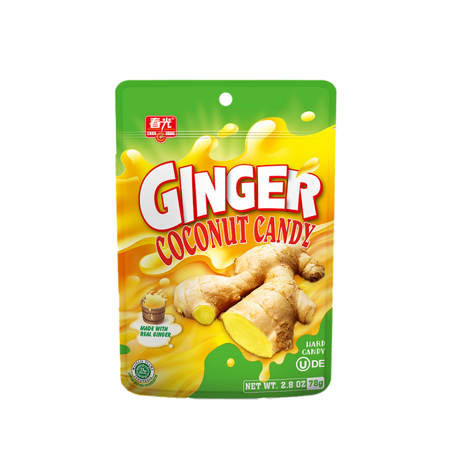 CHUNGUANG Ginger Coconut Candy 78g (Case 50)