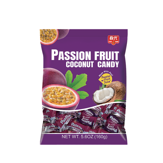 CHUNGUANG Passionfruit Coconut Candy 160g (Case 40)