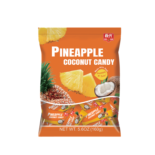 CHUNGUANG Pineapple Coconut Candy 160g (Case 40)