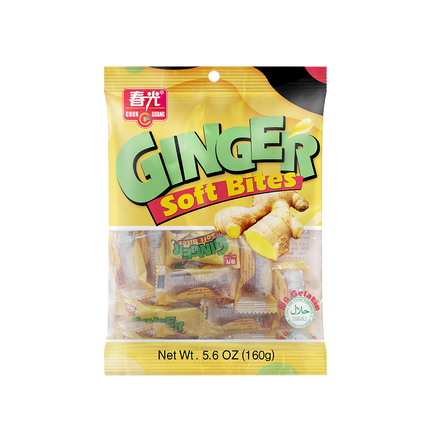 CHUNGUANG Ginger Soft Bites 160g (Case 40)