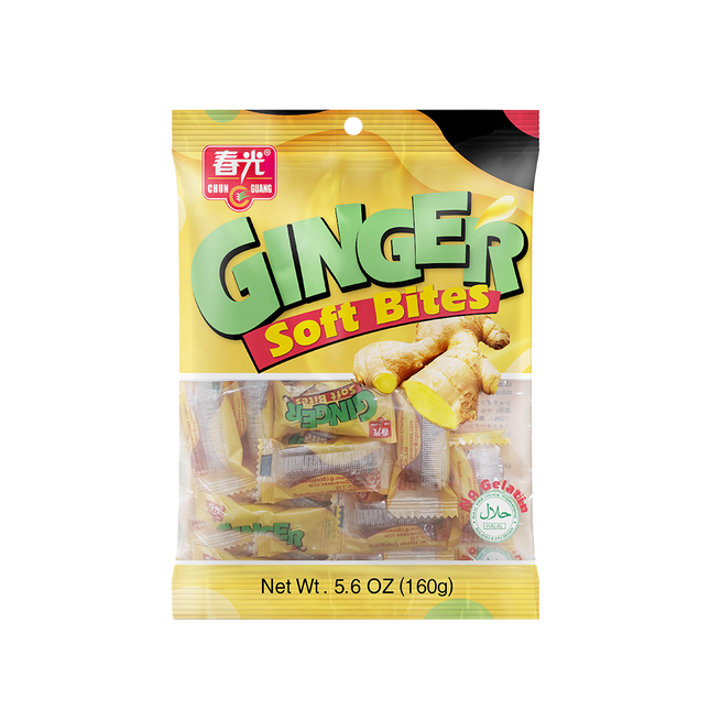 CHUNGUANG Ginger Soft Bites 160g (Case 40)