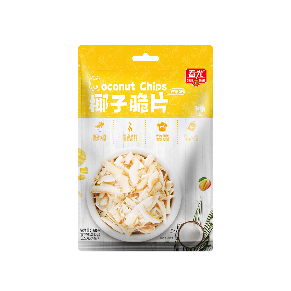 CHUNGUANG Mango Coconut Chips 60g (Case 30)
