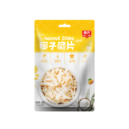 CHUNGUANG Mango Coconut Chips 60g (Case 30)