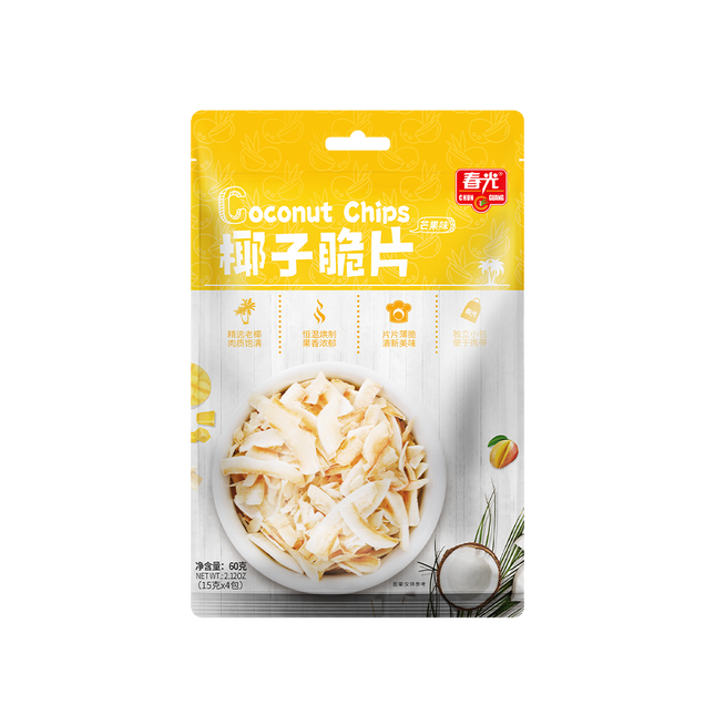 CHUNGUANG Mango Coconut Chips 60g (Case 30)