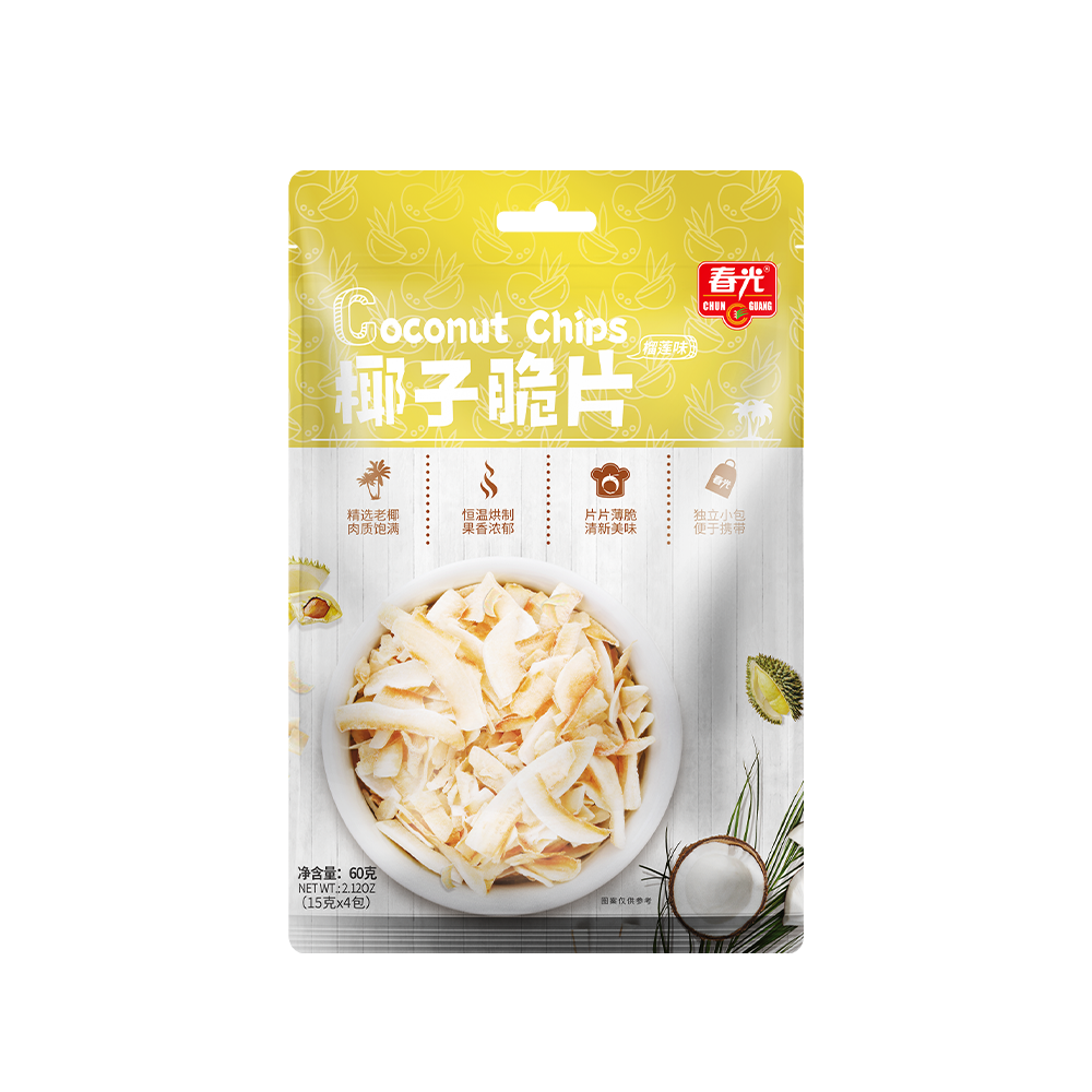 CHUNGUANG Durian Coconut Chips 60g (Case 30)