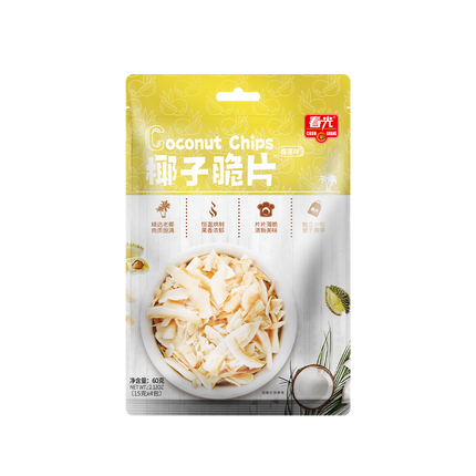 CHUNGUANG Durian Coconut Chips 60g (Case 30)