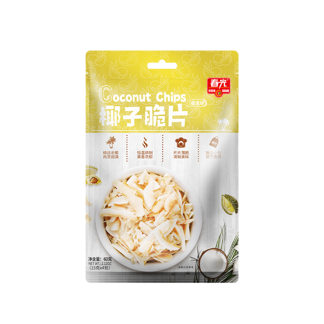 CHUNGUANG Durian Coconut Chips 60g (Case 30)