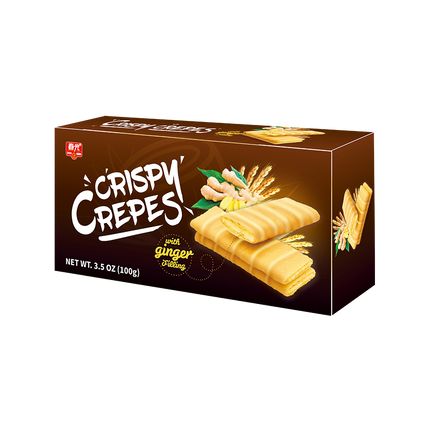 CHUNGUANG Crispy Crepes Ginger Filling 100g (Case 20)