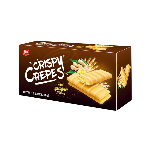 CHUNGUANG Crispy Crepes Ginger Filling 100g (Case 20)