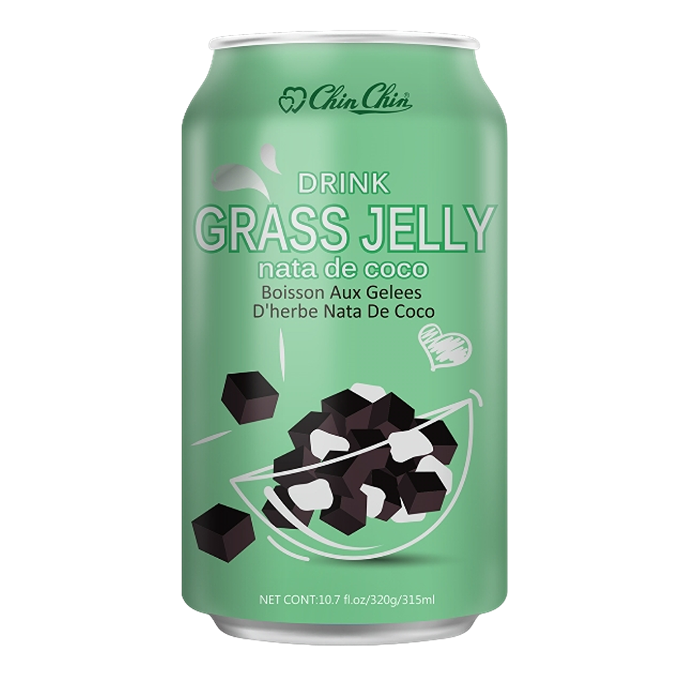 Chin Chin-Grass Jelly Drink with Nata de Coco 315ml (Case 24)