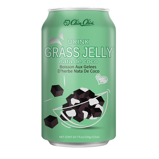 Chin Chin-Grass Jelly Drink with Nata de Coco 315ml (Case 24)