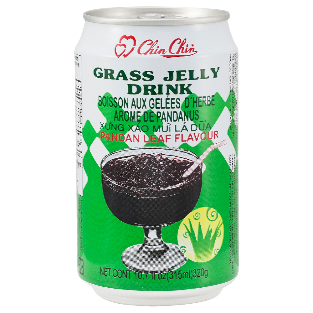 Chin Chin-Grass Jelly Drink (Pandan Flavor) 320g (Case 24)