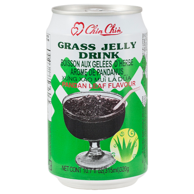 Chin Chin-Grass Jelly Drink (Pandan Flavor) 320g (Case 24)