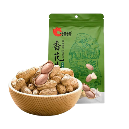 CHA CHA Peanut in Shell- Garlic 408g (Case 12)