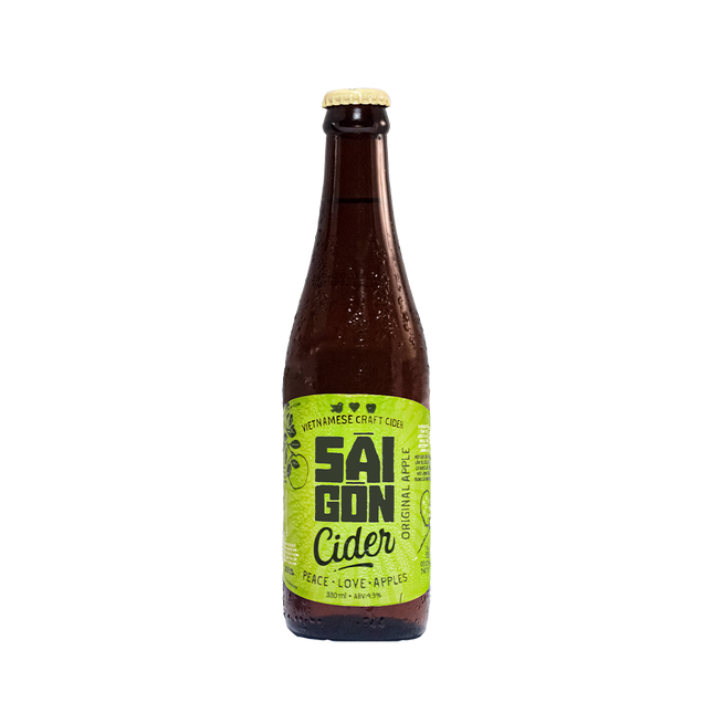 SAIGON Cider Original Apple 4.9% ABV 330ml (Case 24)