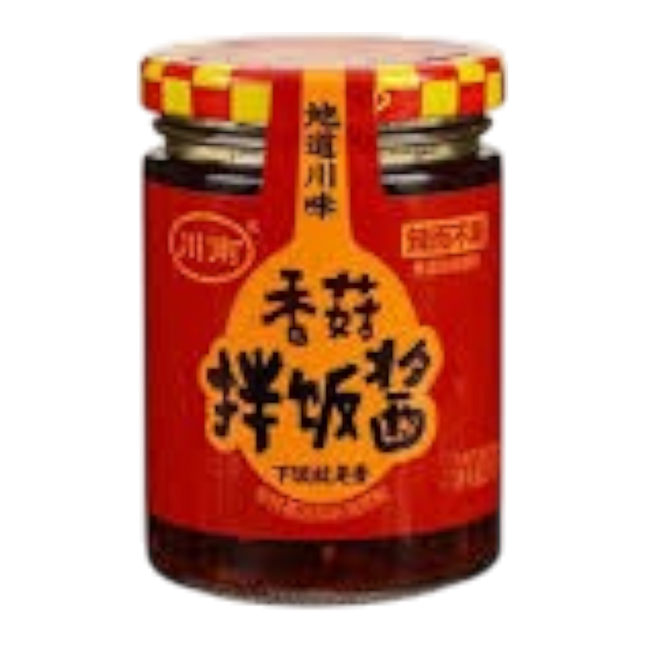 CHUANNAN Chili Sauce with Mushroom 210g (Case 12)