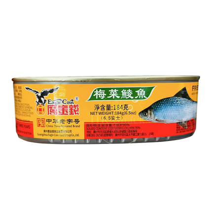 EAGLE COIN Fried Dace With Preserved Vegetable 184g (Case 24)