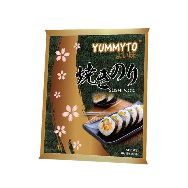 YUMMYTO Roasted Nori 10 pieces 25g (Case 50)