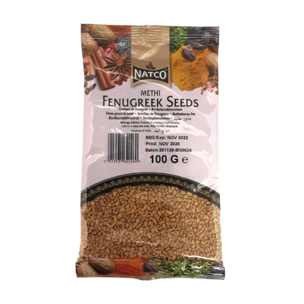 NATCO Fenugreek Seed Methi 100g (Case 20)