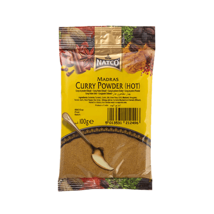 NATCO Curry Powder Hot 100g (Case 20)