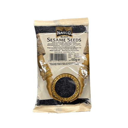 NATCO Black Sesame Seeds Natural 100g (Case 20)