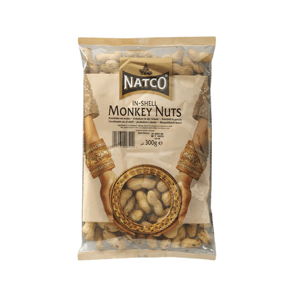 NATCO Roasted In-shell Monkey Nuts 300g (Case 15)